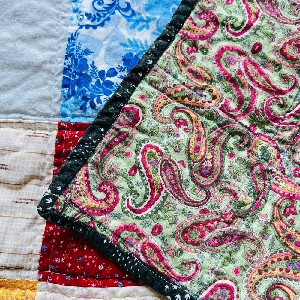 36”x26” Homemade Baby Patchwork Quilt.